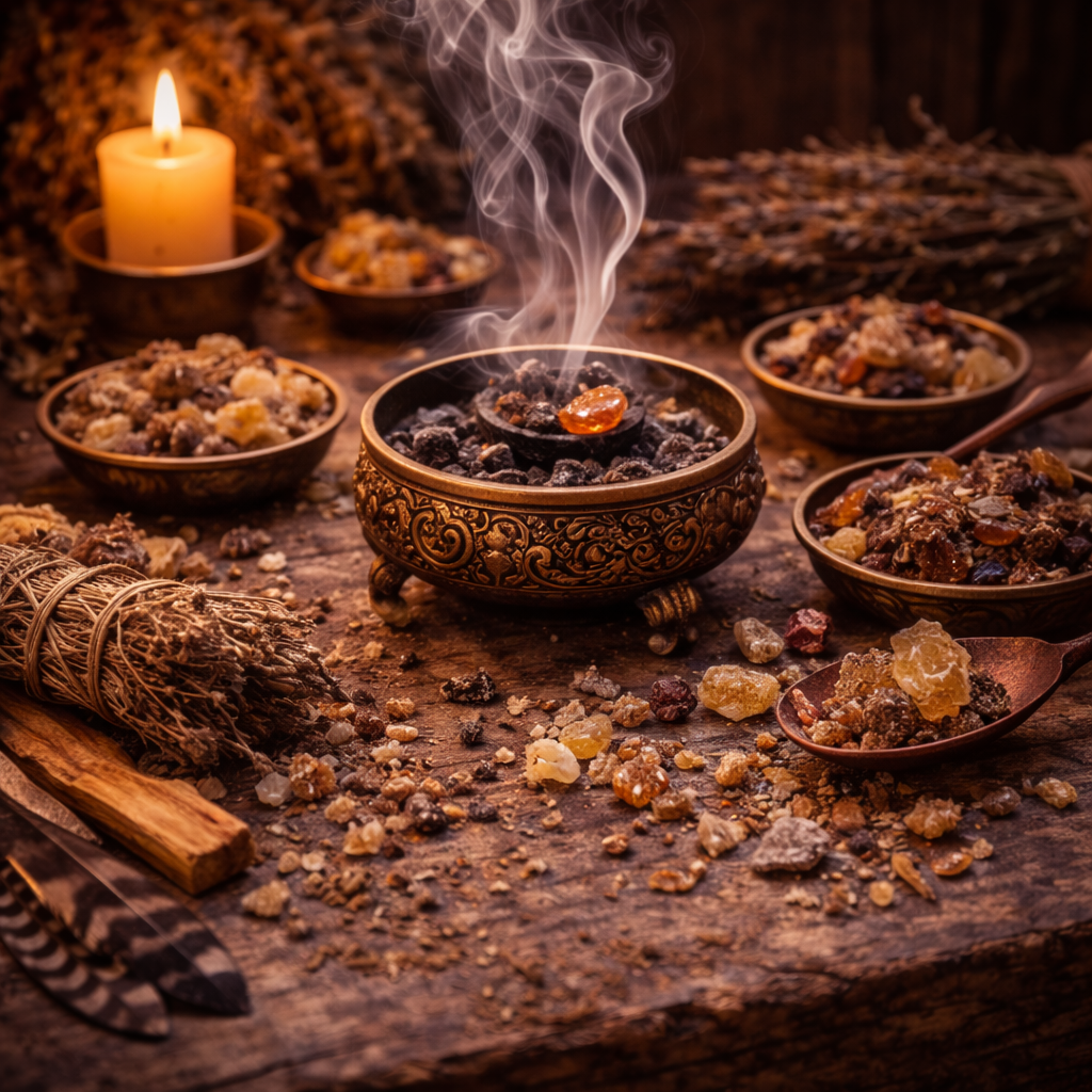Resinas Aromáticas Naturales para Rituales y Limpieza Energética