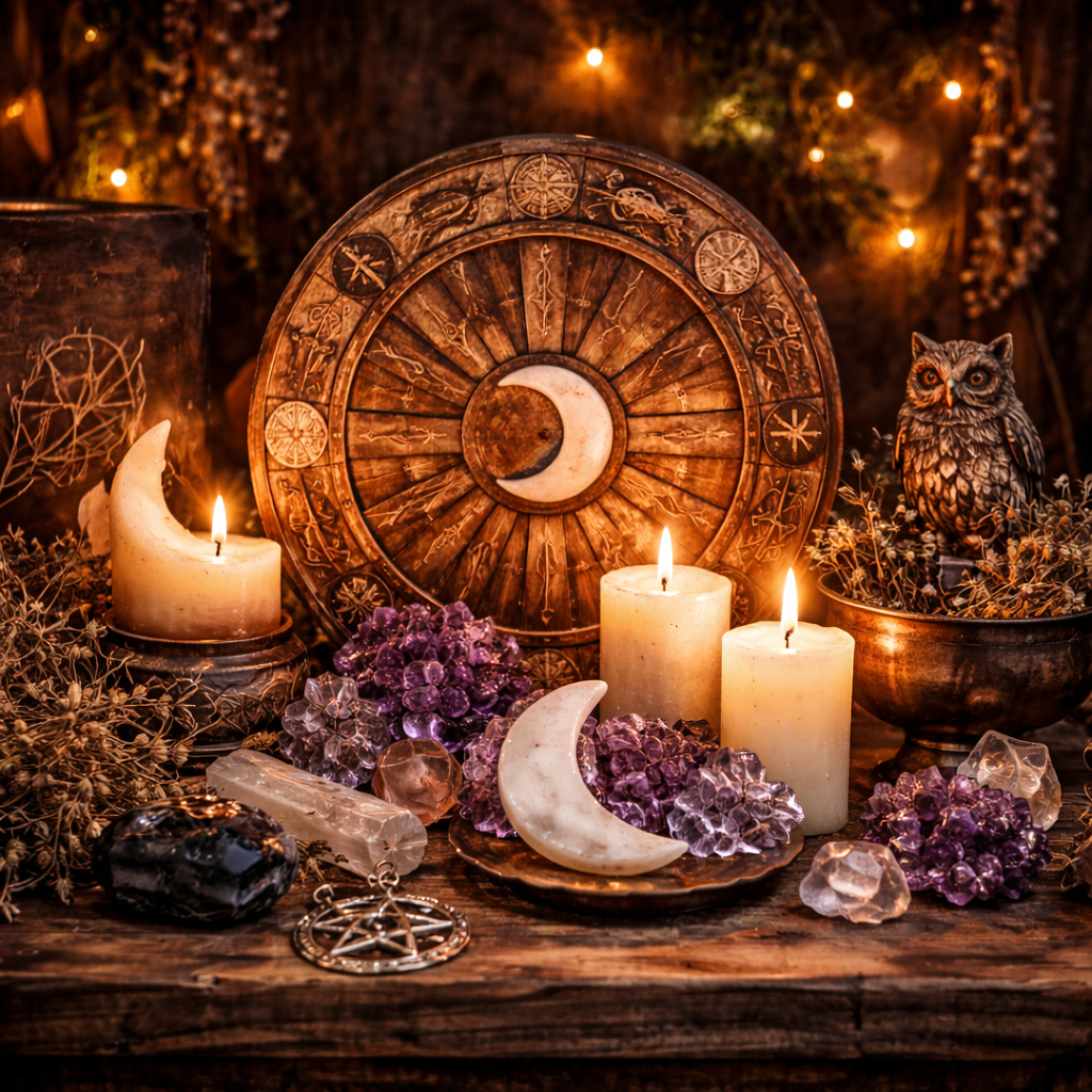 Rituales Lunares y Sabbat (Ciclos de la Rueda del Año)