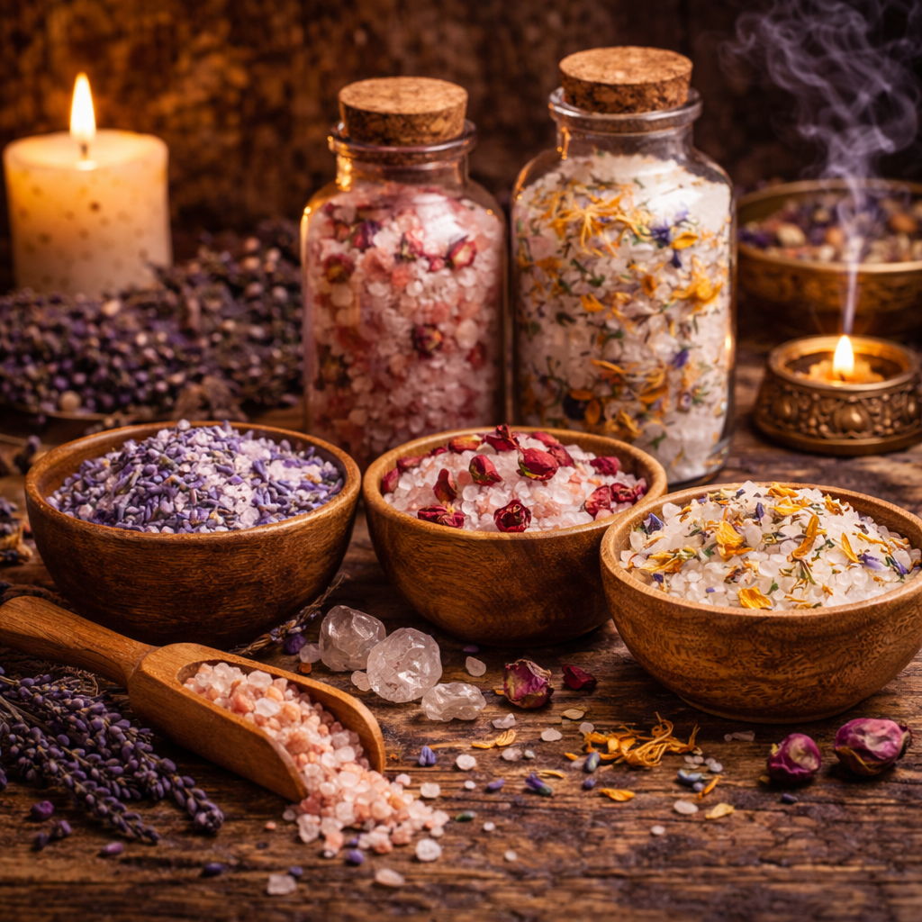 Sal de Baño Ritual y Relajación