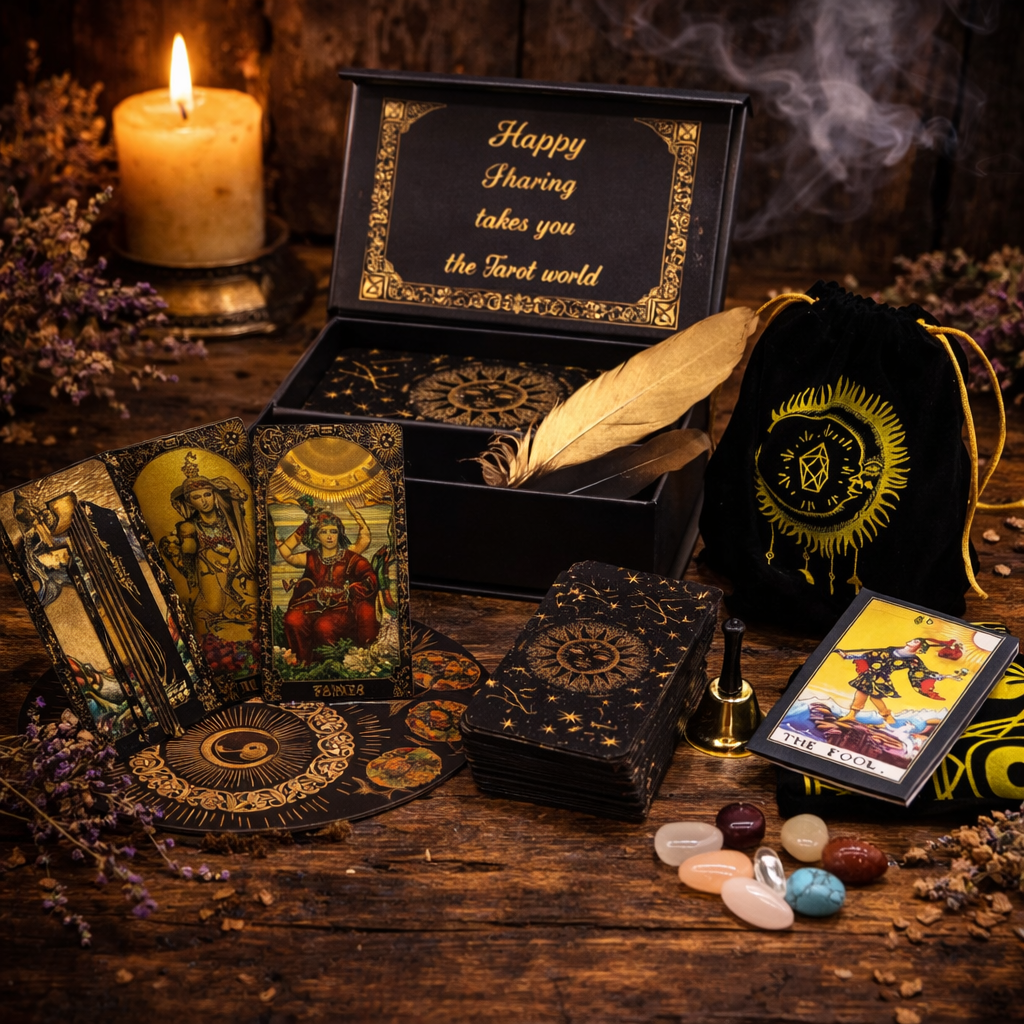 Tarot Hoja Dorada - Que comience la magia - Set de regalo
