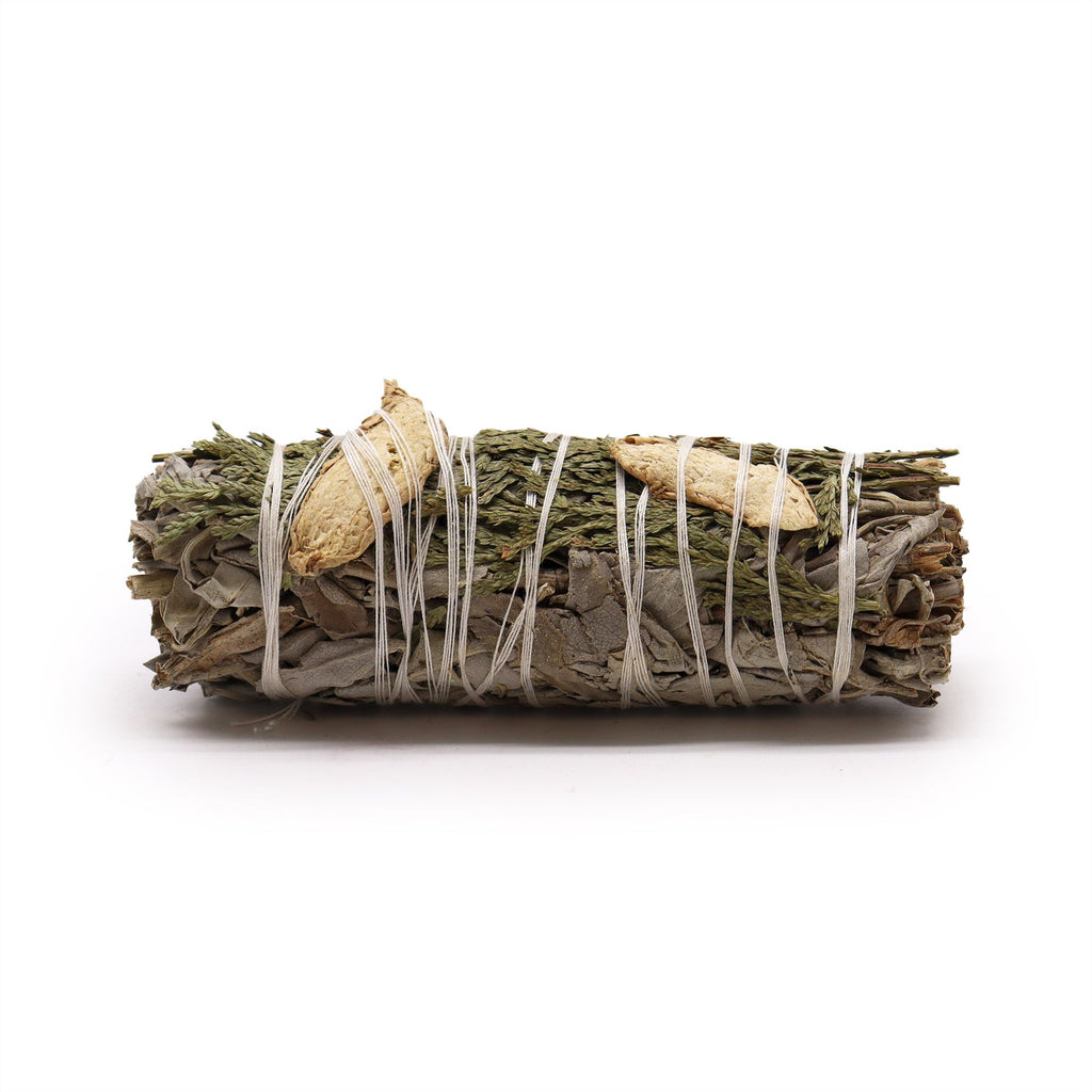 Atado de Hierba - Salvia Blanca, Jengibre y Cedro