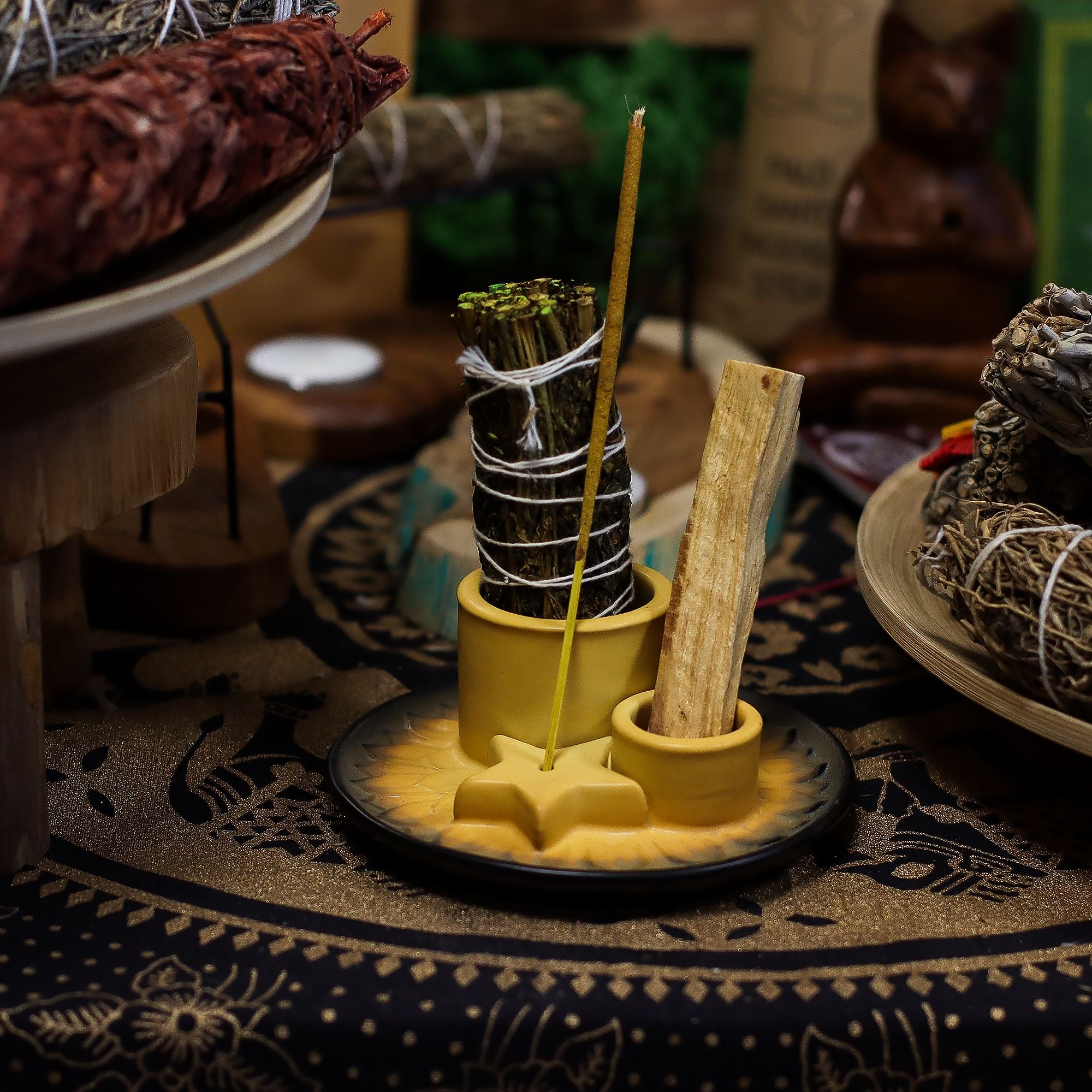Soporte Cerámico para Palo Santo e Incienso ( 5 modelos )