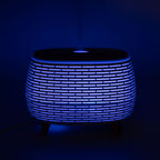 Aromaterapia Futurista con estrías - USB - Cambio de color - Control remoto