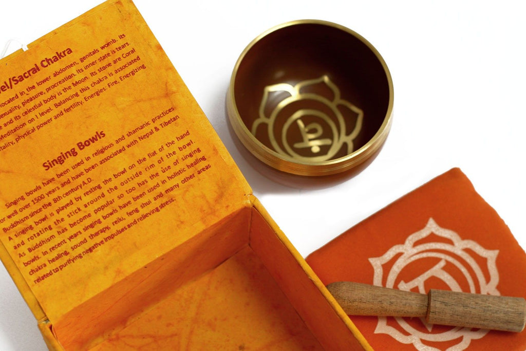 Cuencos Tibetanos Chakra - 8x8x5 (cm) ( Apprx. 200 gr )( 7 modelos )