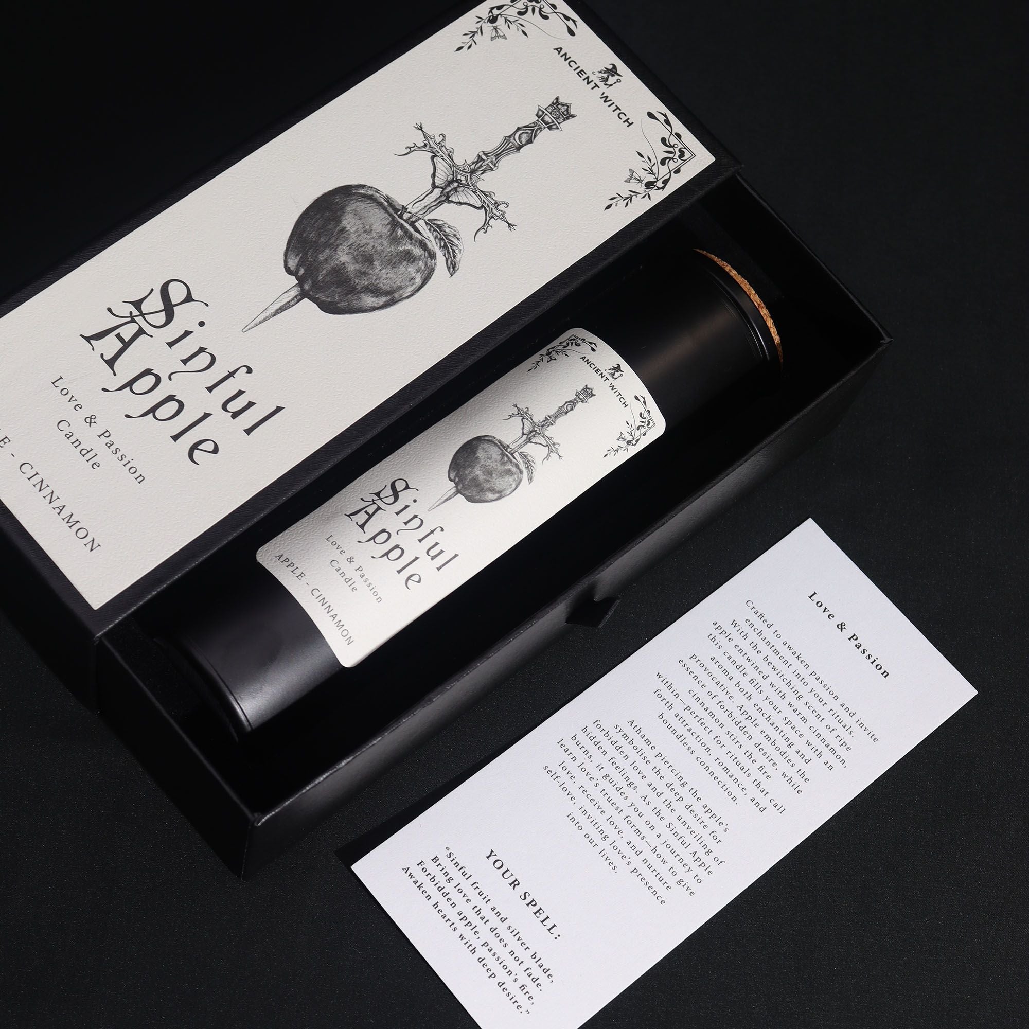 Velas Purificadoras de Brujas Antiguas - Manzana pecaminosa - Amor
