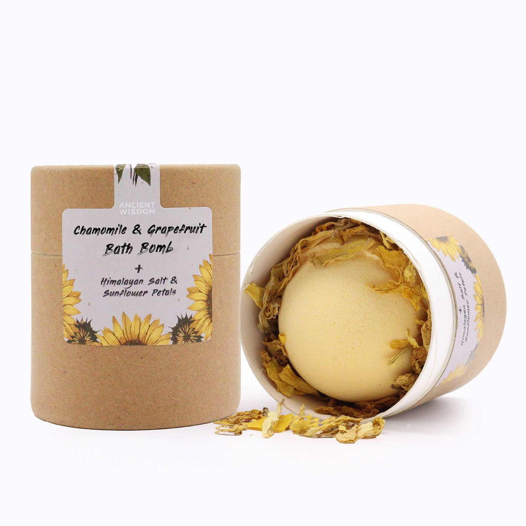 "Kit de Felicidad Rosa Floreciente" - Bomba de Baño Manzanilla+Pomelo