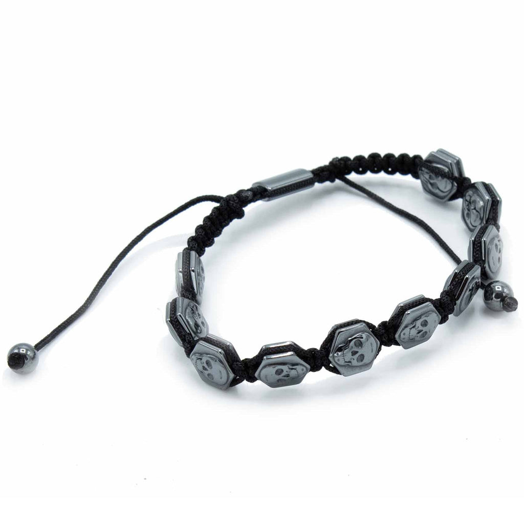 Pulsera Magnética de Hematita Estilo Shamballa – Ajustable ( 12 modelos )