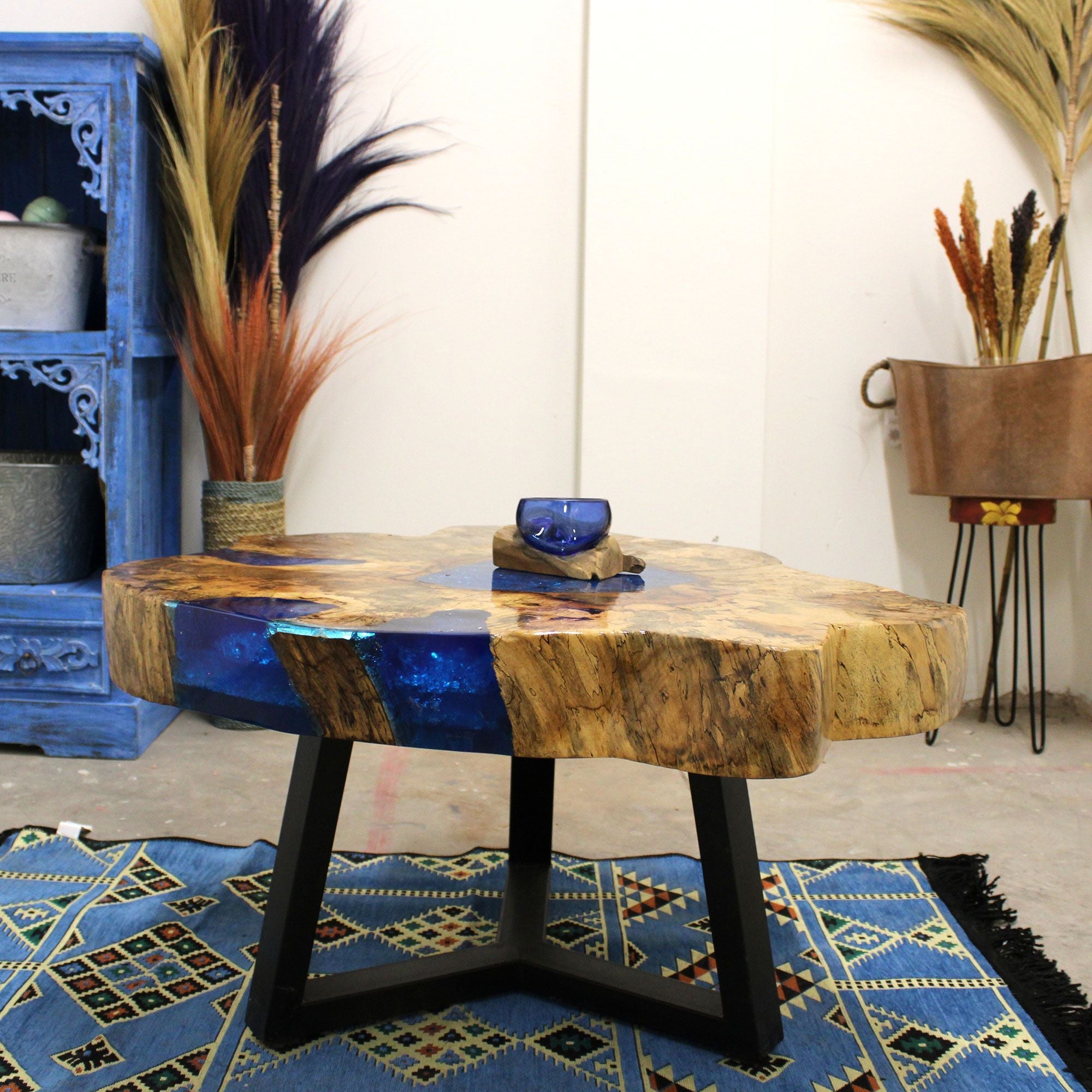 Mesa de Café de Tamarindo y resina