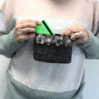 Bolsos y Estuches (15cm-12cm) de Fieltro Natural ( 20 modelos )