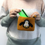 Bolsos y Estuches (15cm-12cm) de Fieltro Natural ( 20 modelos )
