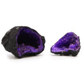 Geodas de calcita coloreada - Piedra Negra - Morado