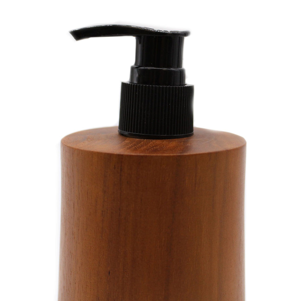 Dispensador de jabón de madera de teca natural - Taper