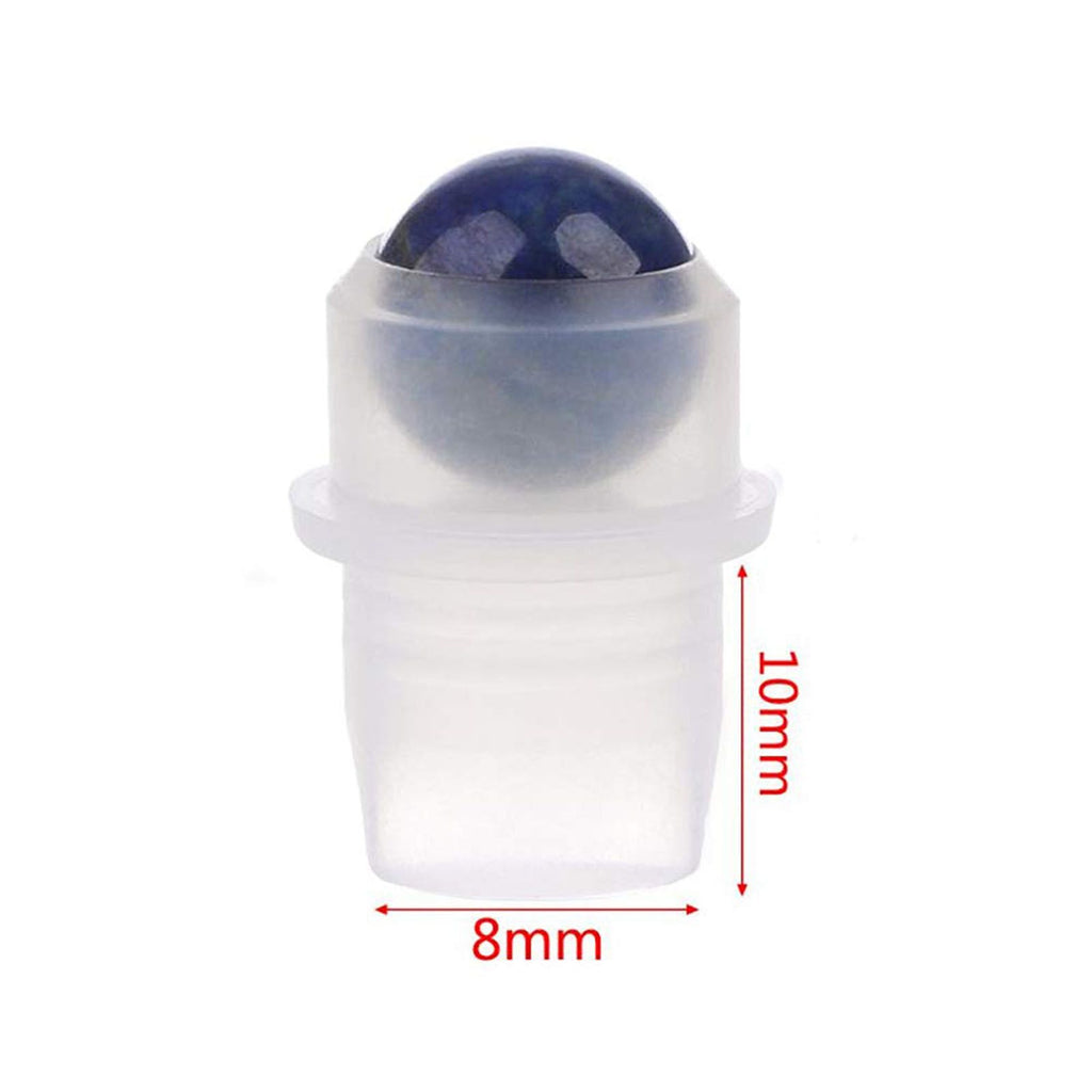Punta de rodillo de piedras preciosas para botella de 5 ml - Sodalita