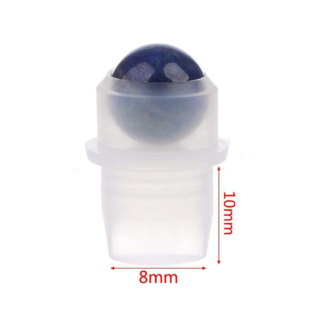 Punta de rodillo de piedras preciosas para botella de 5 ml ( 7 modelos )