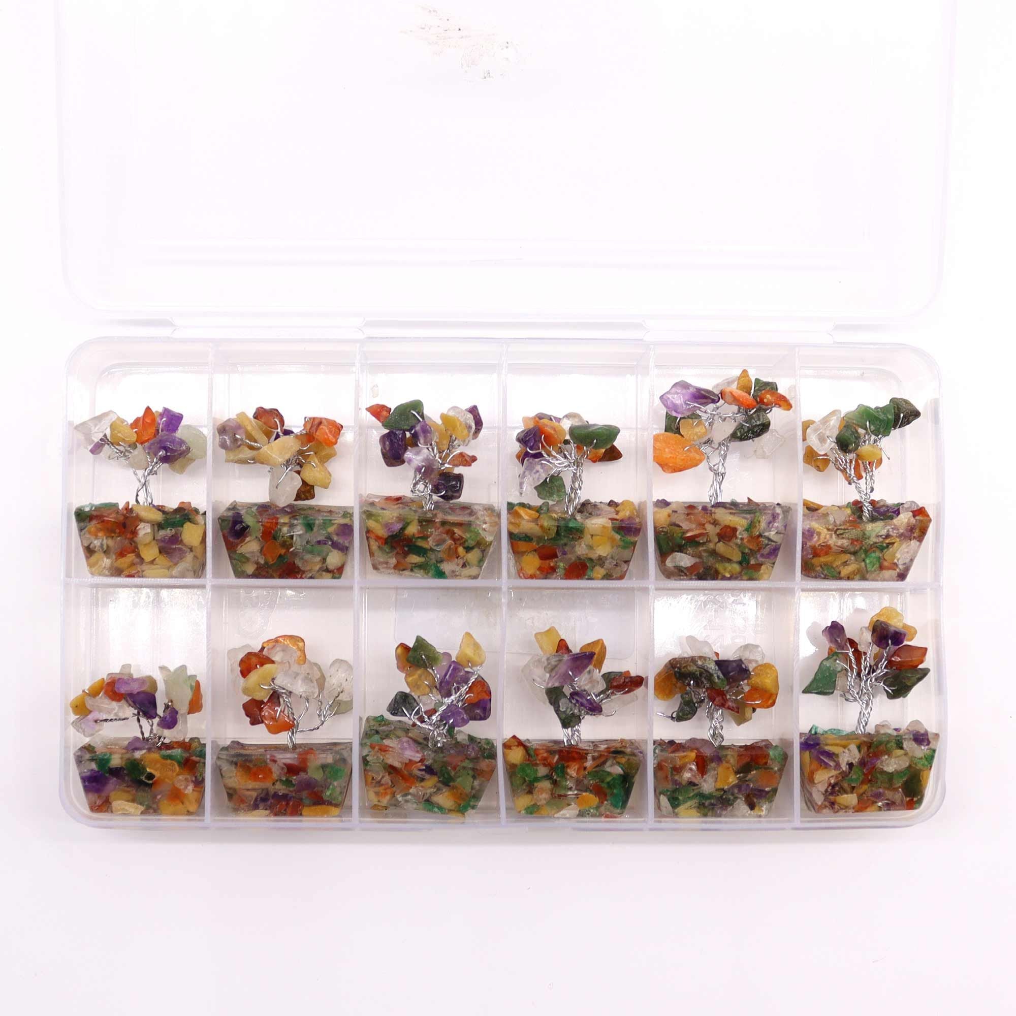 Mini Árboles de Piedras Preciosas ( 20 modelos )