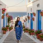 Pareo - Colección Nómada Sari Mediterráneo ( 6 diseños )