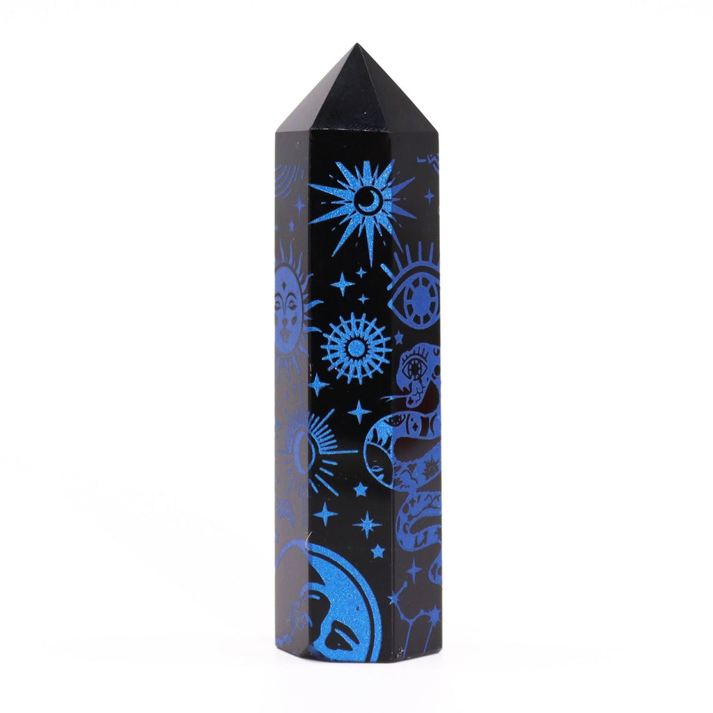 Punta de Obsidiana Negra Natural ( 5 modelos )