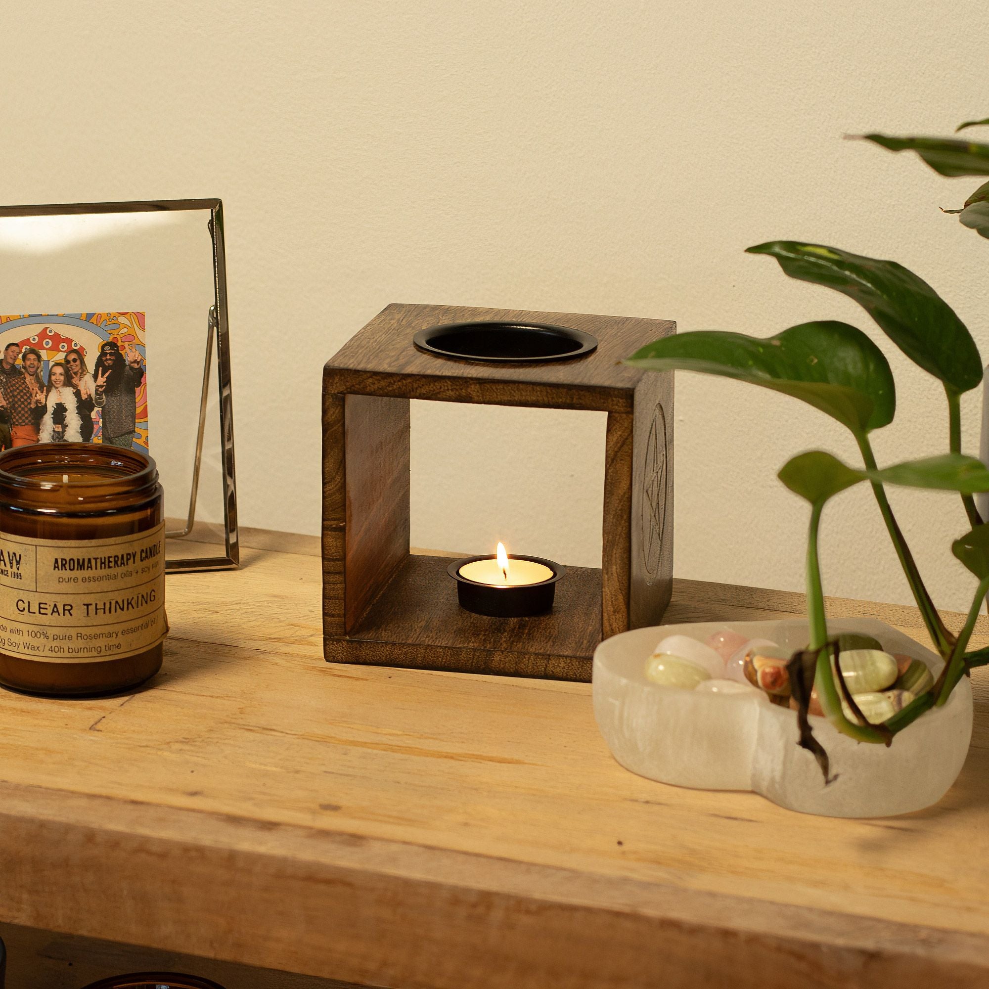 quemador madera mango