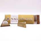 Conos de Incienso Jumbo Dorado Nag - Chandan Reflujo 42g
