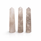 Punta Obelisco de Seis Caras de Piedra Preciosa ( 8 piedras diferentes )