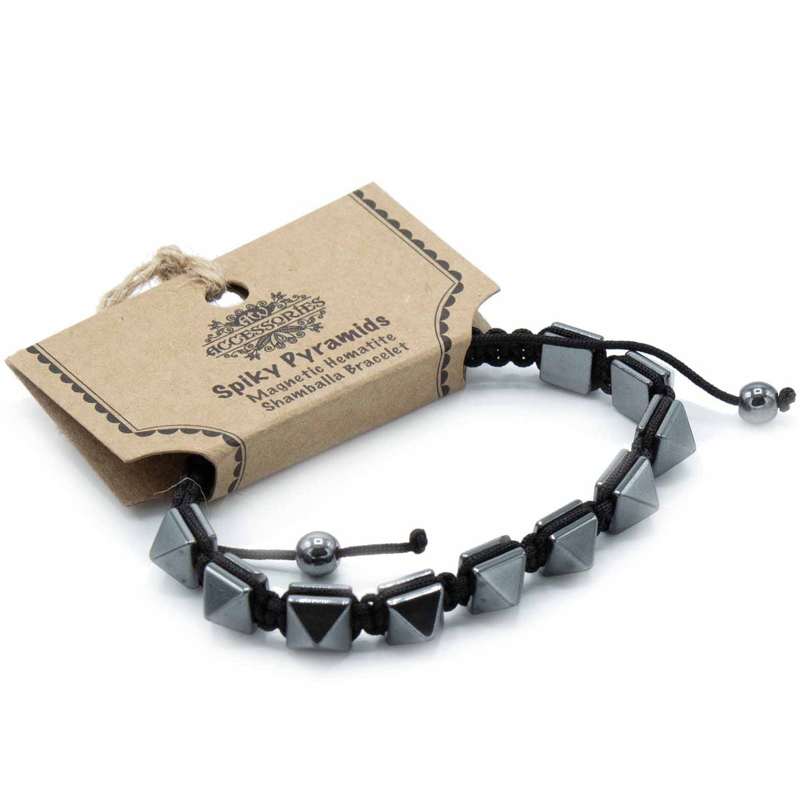Pulsera Magnética de Hematita Estilo Shamballa – Ajustable ( 12 modelos )