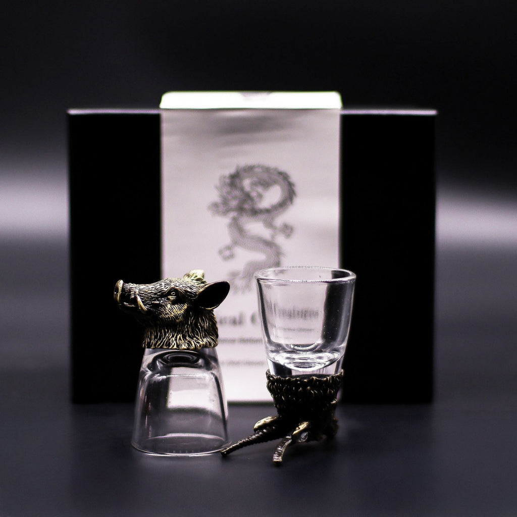 Set de Regalo Vasos de Chupito y Whisky · Criaturas Místicas ( 6 modelos )