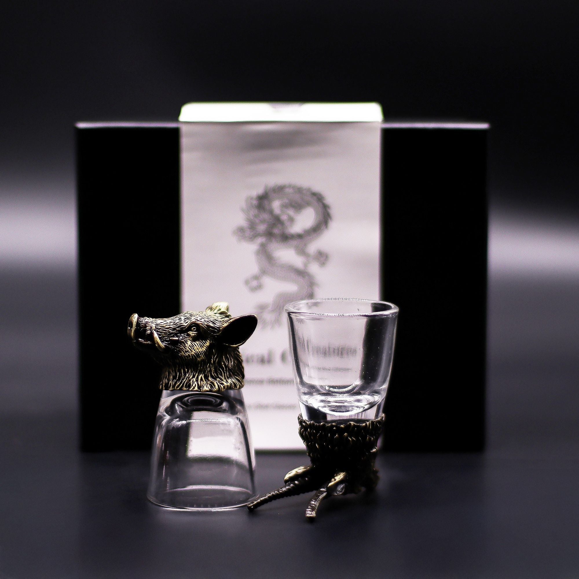 Set de Regalo Vasos de Chupito y Whisky · Criaturas Místicas ( 6 modelos )