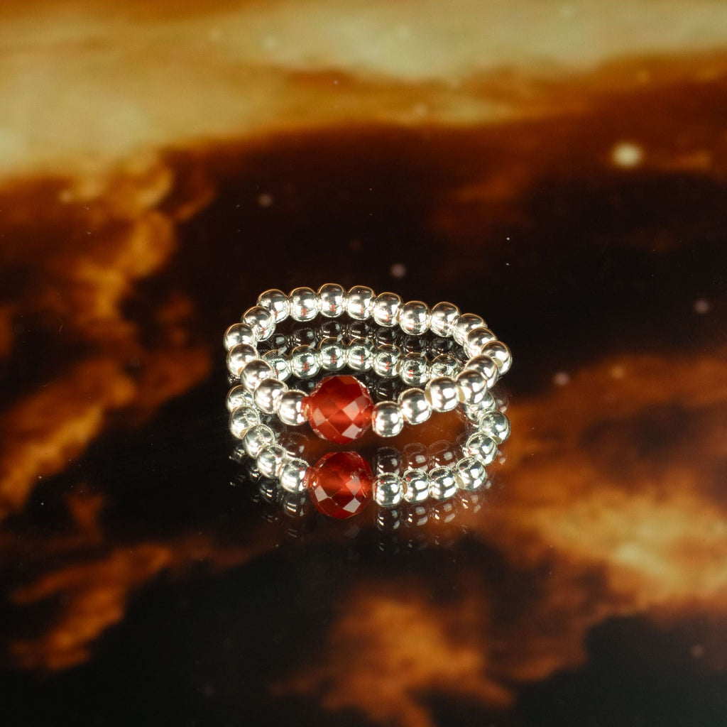 Conjunto de 3 Anillos con Gemas Ninfa ( 7 modelos )