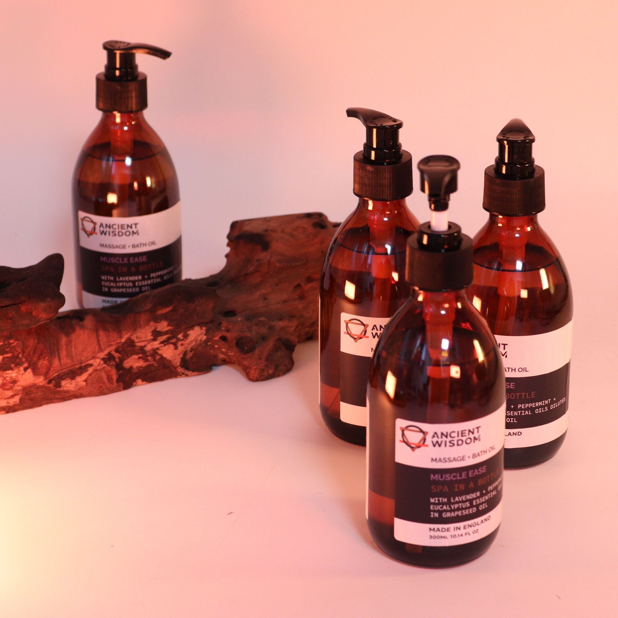 Aceite de masaje y baño de aromaterapia - 300 ml ( 5 variantes )