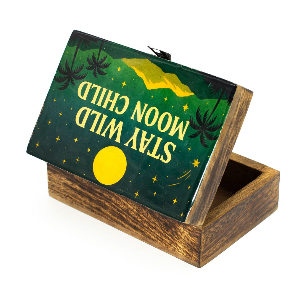 Caja de Madera con Acabado Cerámico (Artesanal) ( 22 modelos diferentes )