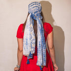 Bufanda - Colección Nómada Sari Mediterráneo