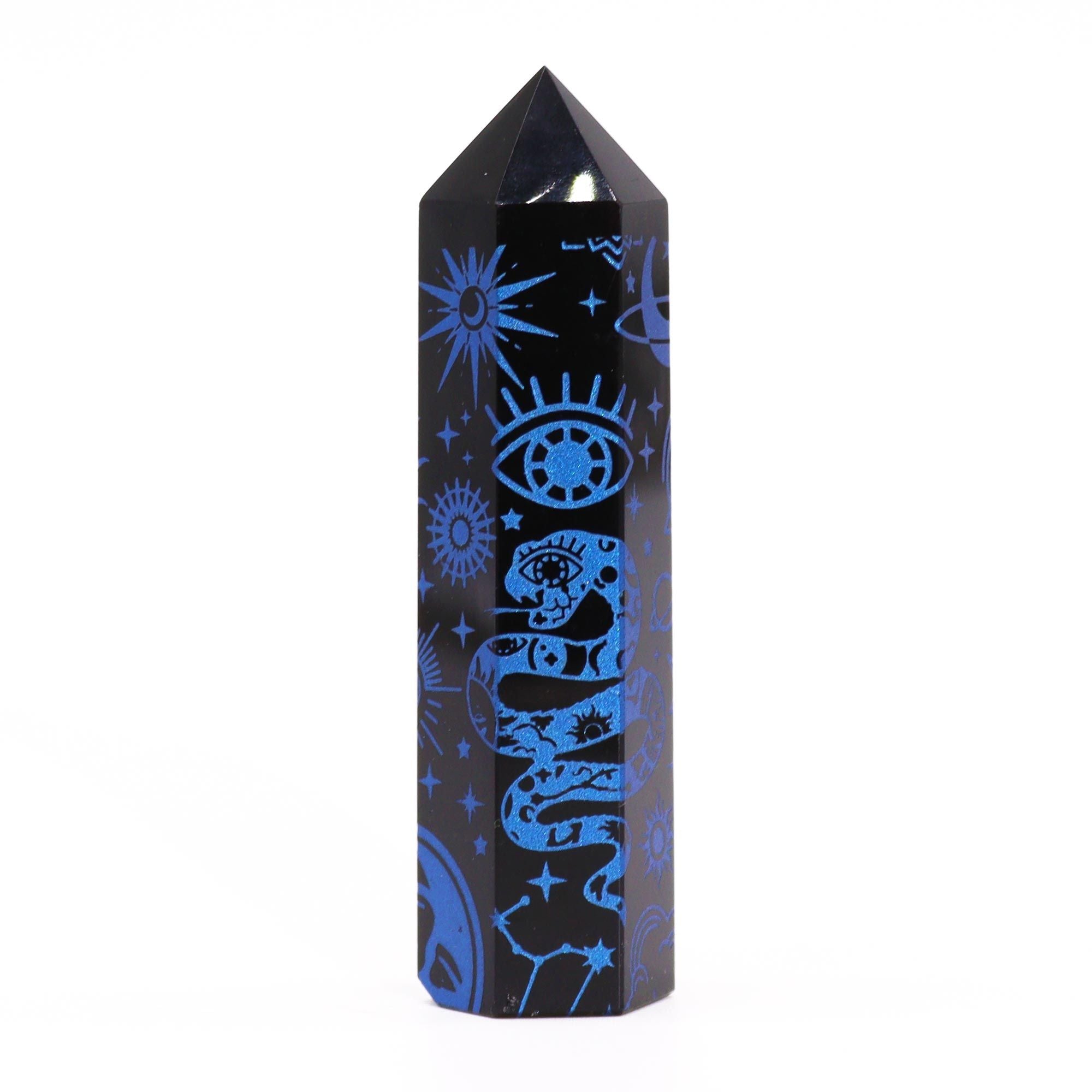 Punta de Obsidiana Negra Natural ( 5 modelos )