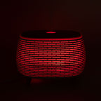 Aromaterapia Futurista con estrías - USB - Cambio de color - Control remoto