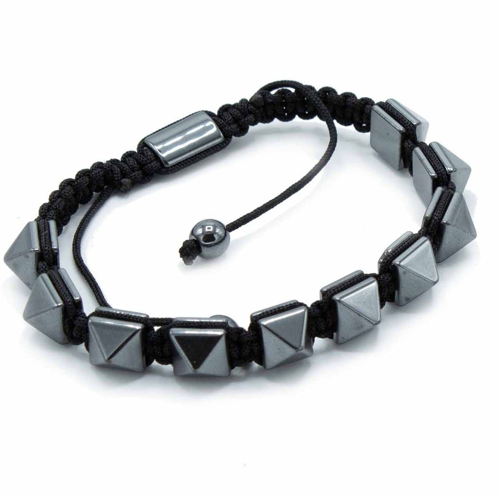 Pulsera Magnética de Hematita Estilo Shamballa – Ajustable ( 12 modelos )