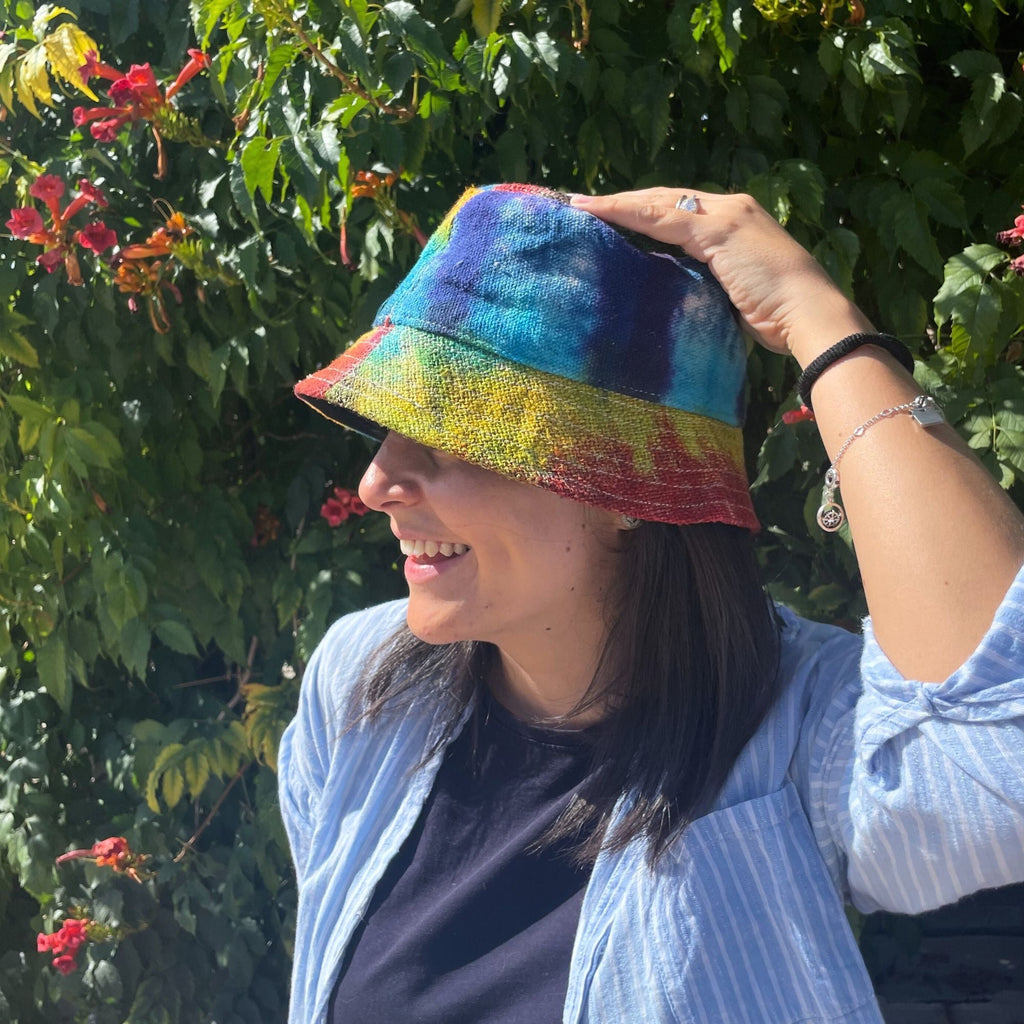 Sombrero de Festival Boho de Cáñamo y Algodón ( 6 modelos )