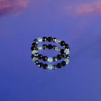 Conjunto de anillos de gema del espíritu de ninfa - Luna Llena