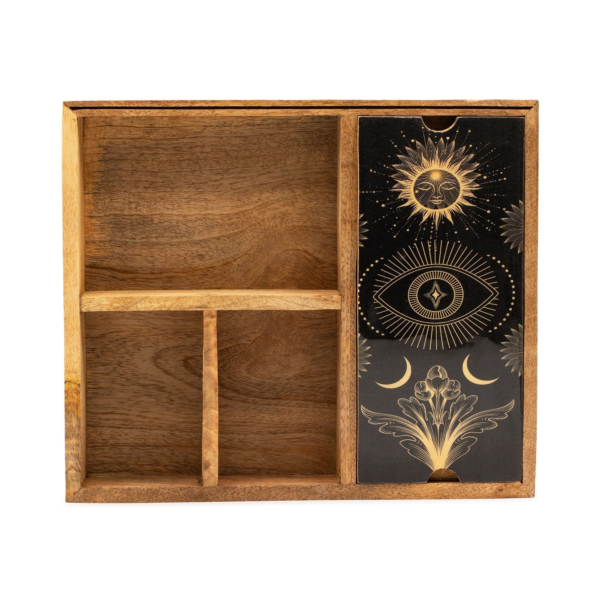 Caja de Tarot de Madera con Compartimentos ( 12 fabulosos modelos diferentes )