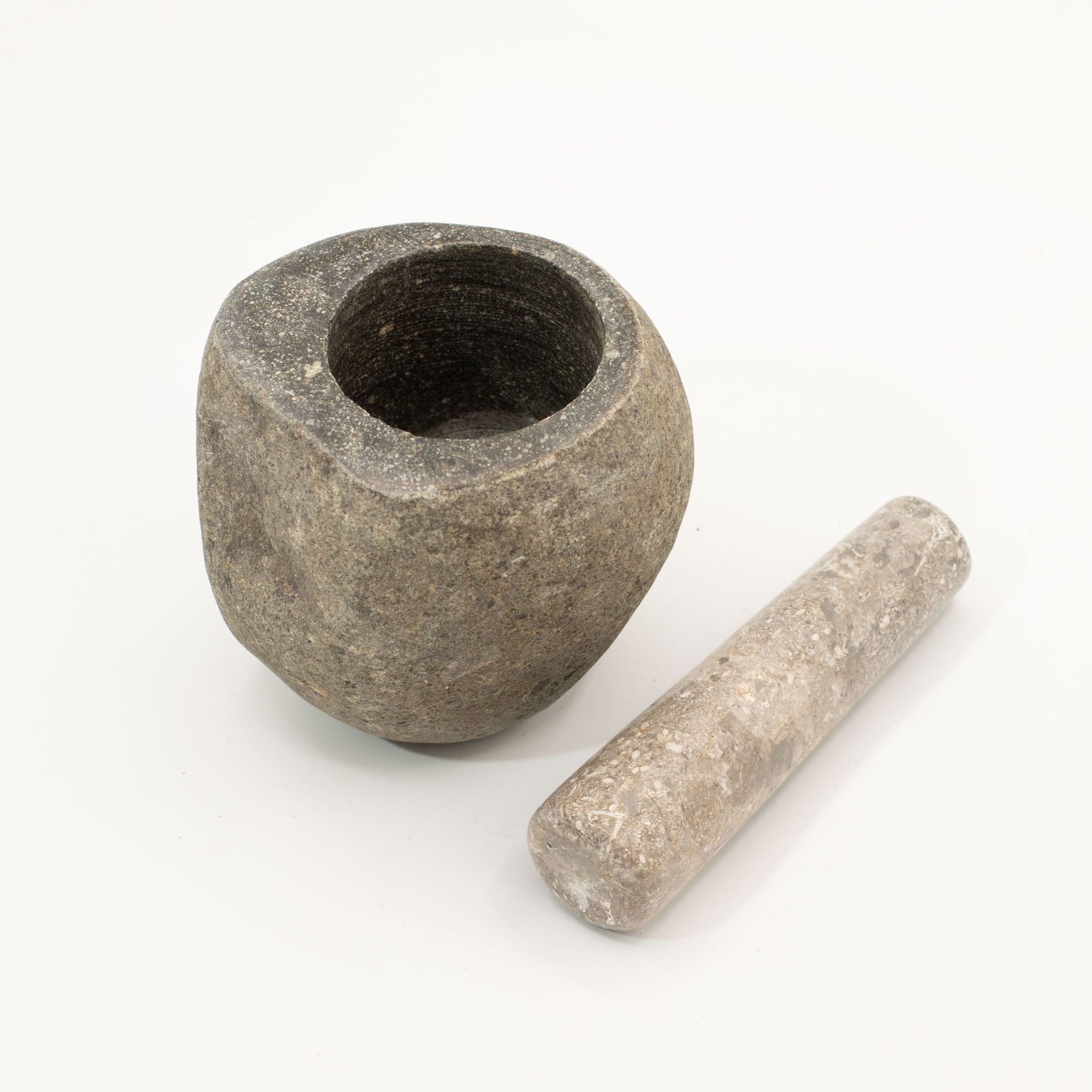 Mortero y Maja de Piedra Natural o Madera de Teca ( 6 modelos )