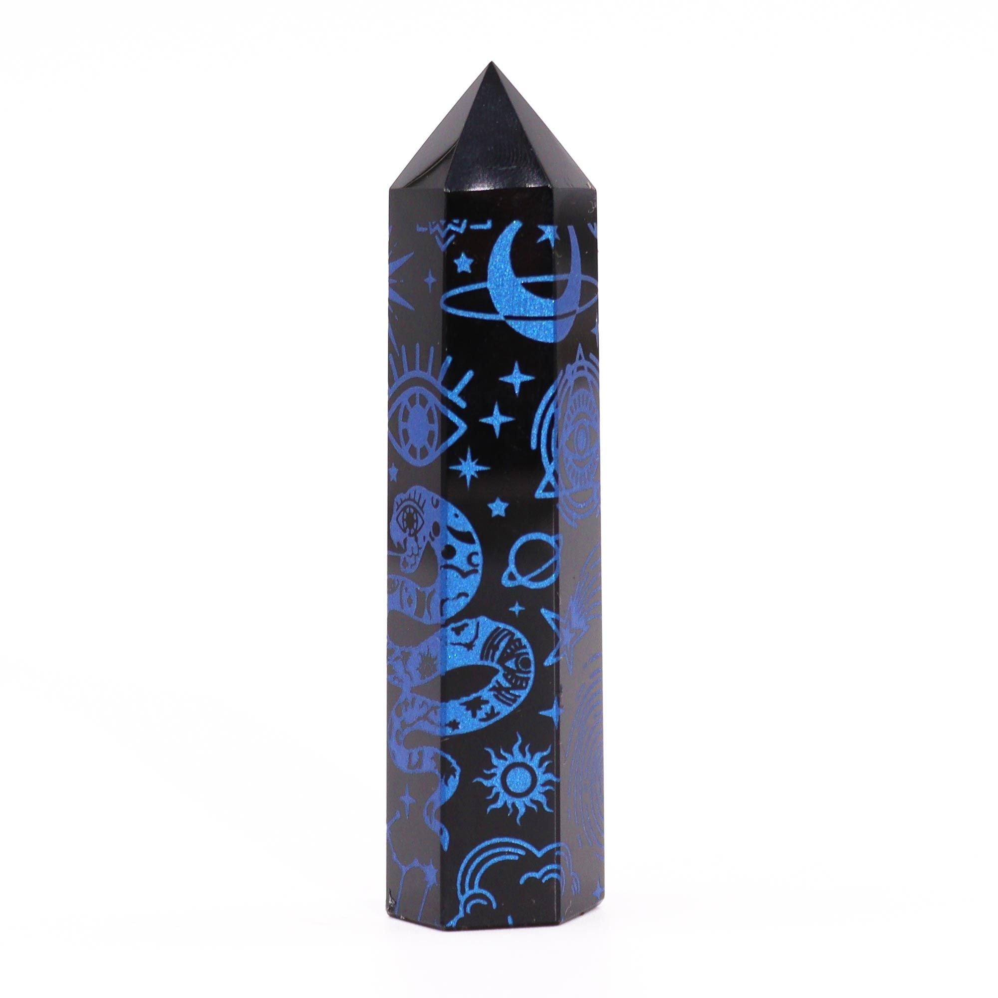 Punta de Obsidiana Negra Natural ( 5 modelos )