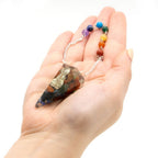 Péndulo de Orgonita 7 Chakras (Hecho a Mano) ( 12 modelos )