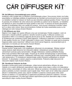Kit difusor para coche - Árbol de la vida - 30mm