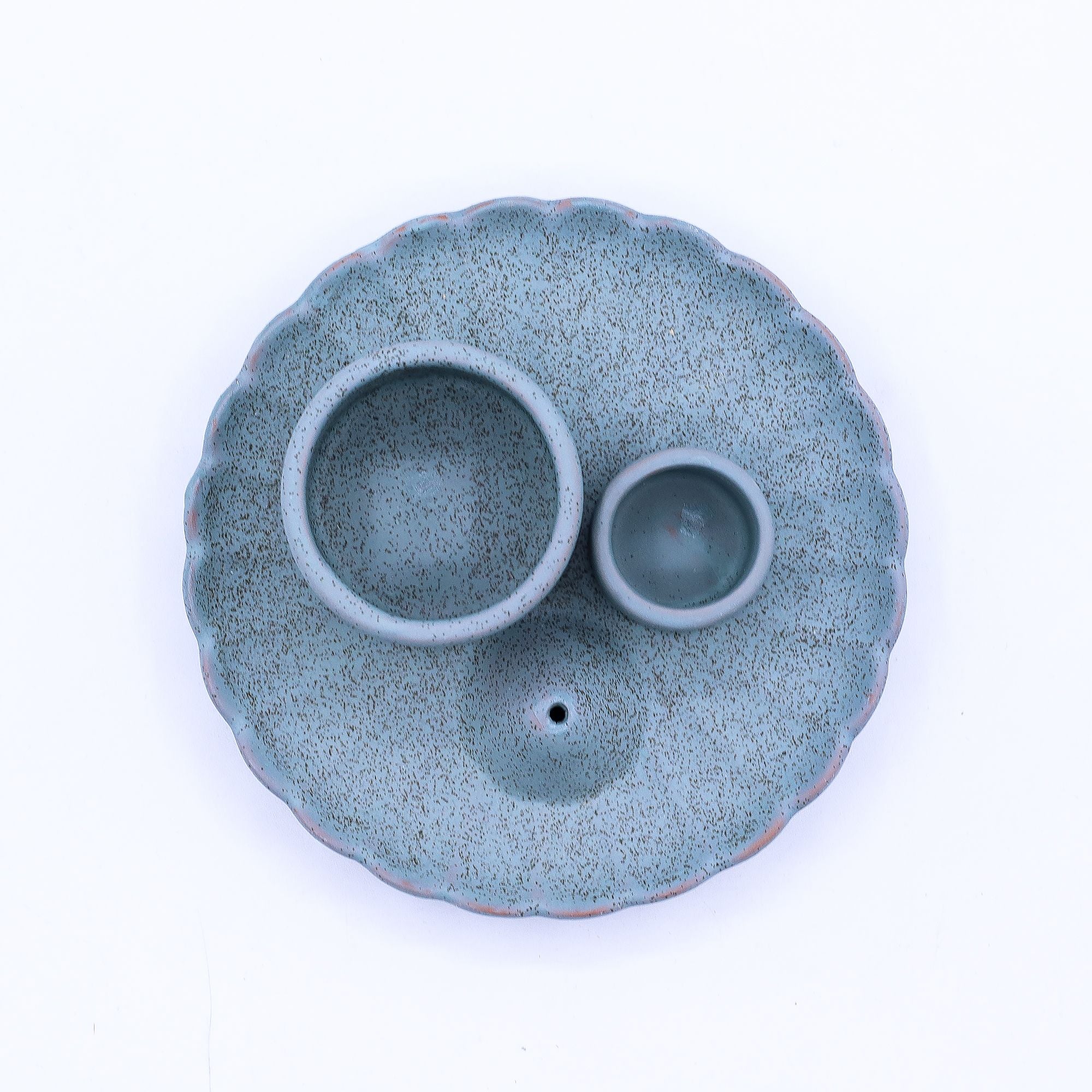 Soporte alto Flor de loto - Azul