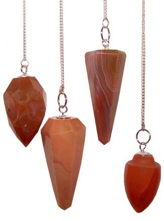 Péndulo de Piedras Preciosas con Cadena ( 16 modelos )