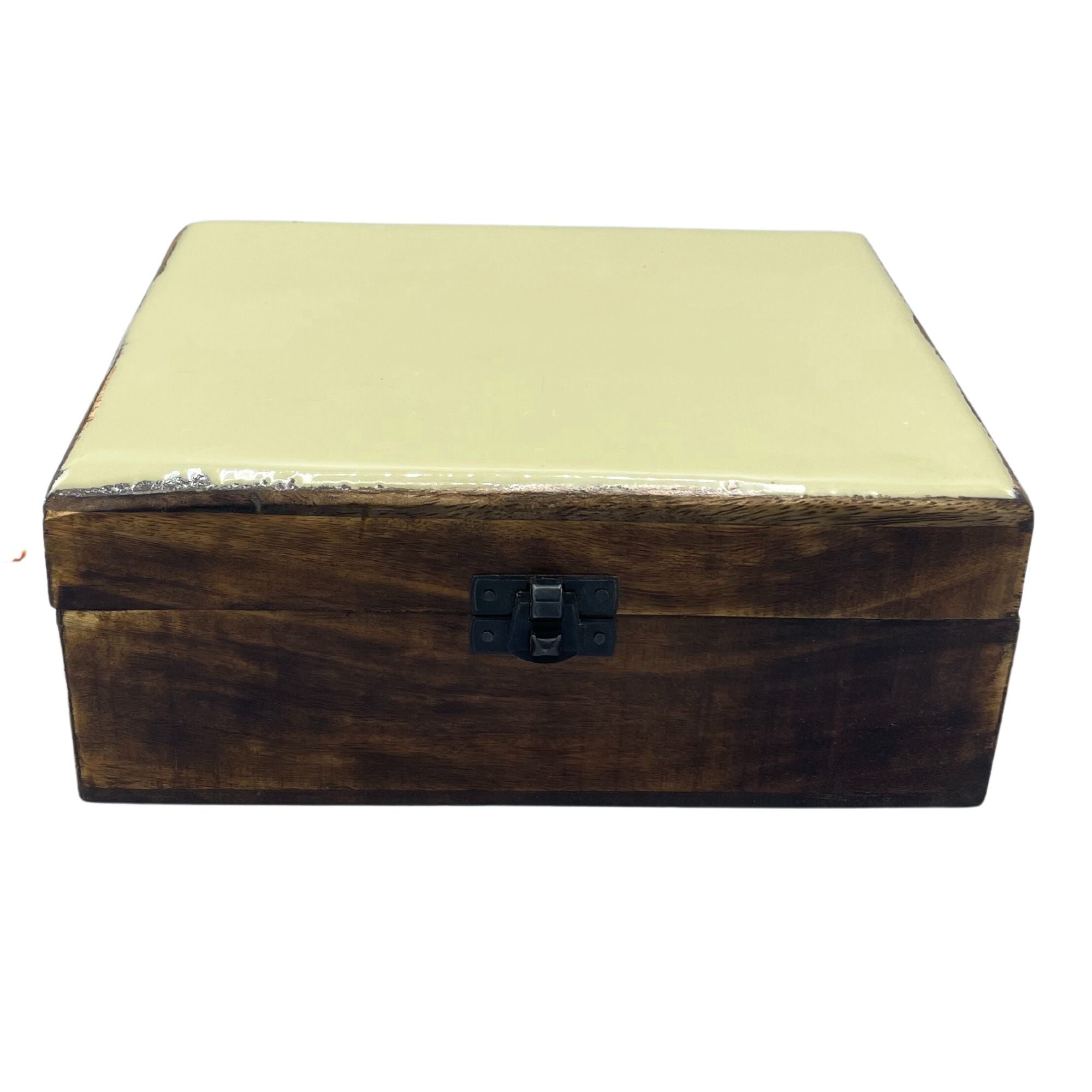 Caja de Madera con Acabado Cerámico (Artesanal) ( 22 modelos diferentes )