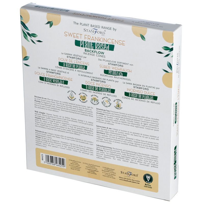 Conos de Incienso Backflow Naturales Stamford Premium (Base Vegetal) ( 14 variantes )