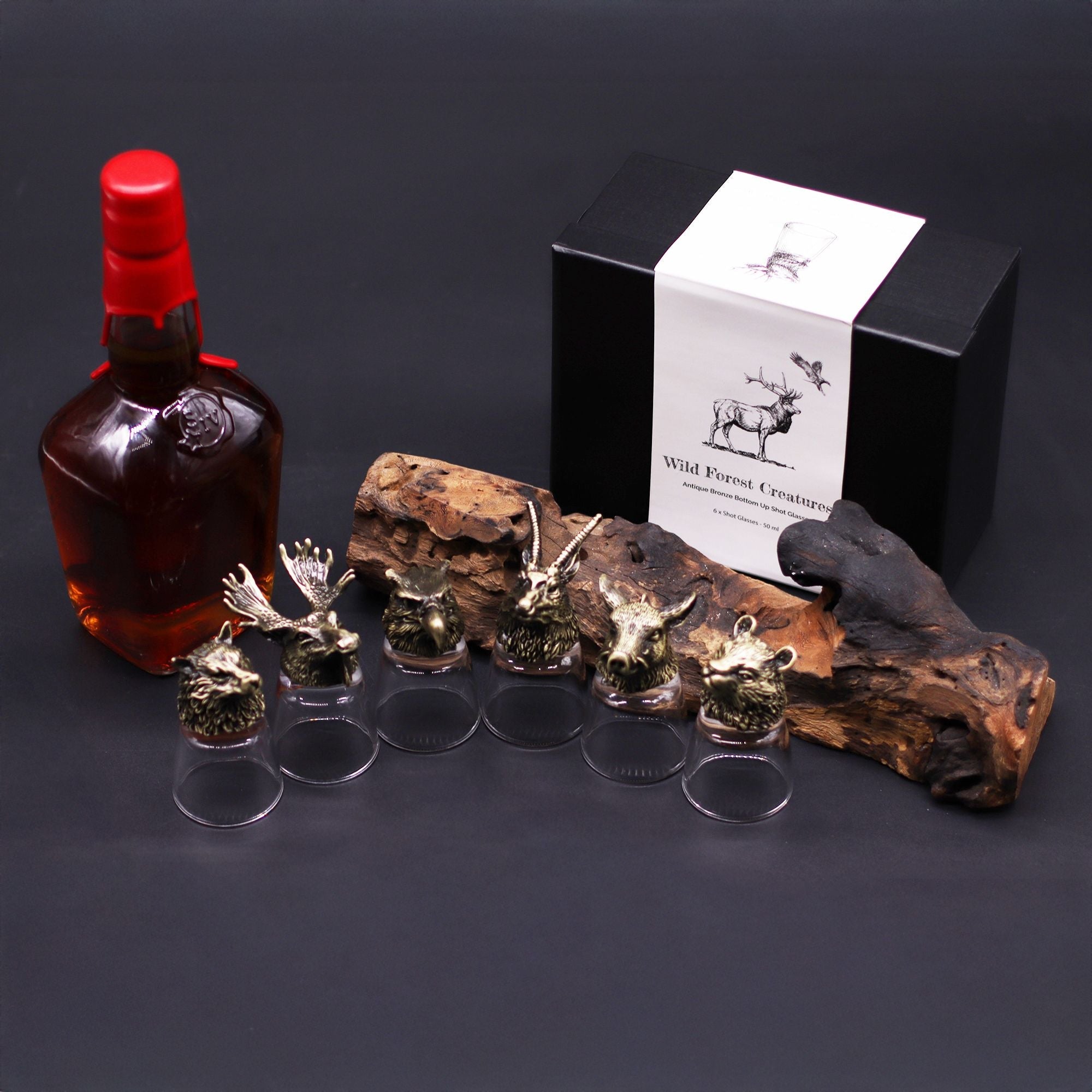 Set de Regalo Vasos de Chupito y Whisky · Criaturas Místicas ( 6 modelos )