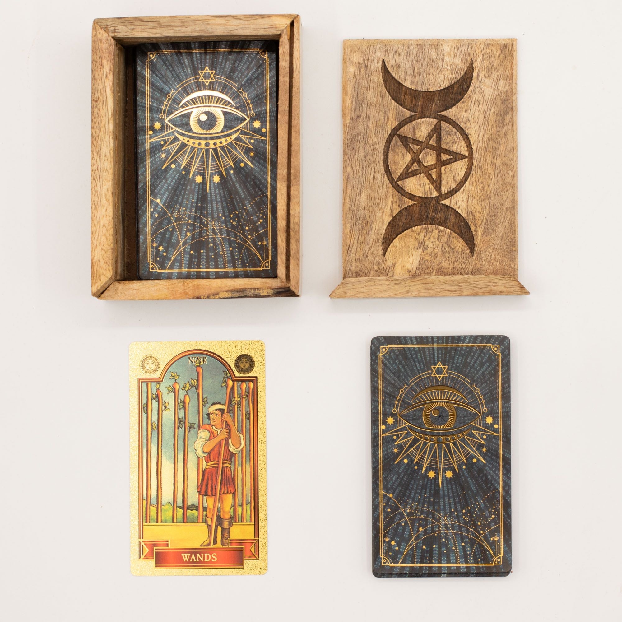 Caja de Tarot de Madera con Compartimentos ( 12 fabulosos modelos diferentes )