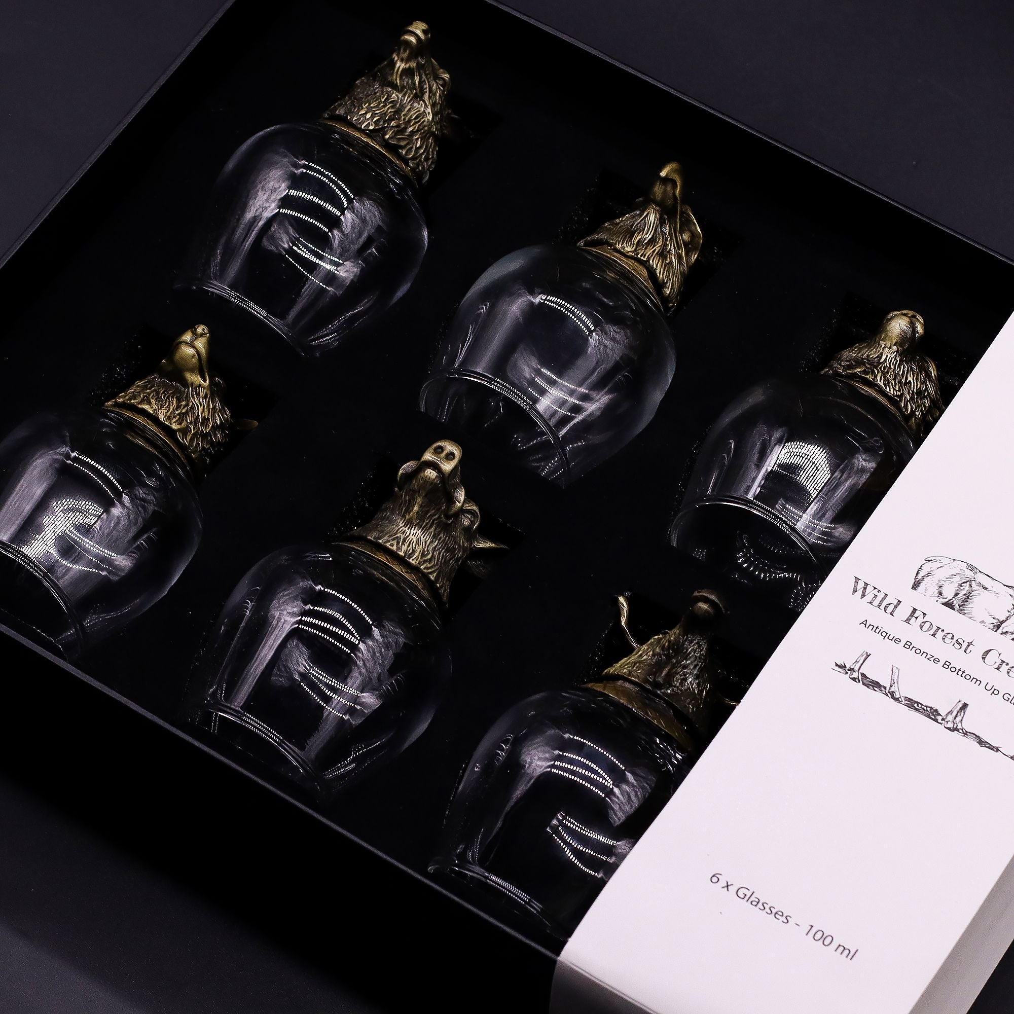 Set de Regalo Vasos de Chupito y Whisky · Criaturas Místicas ( 6 modelos )