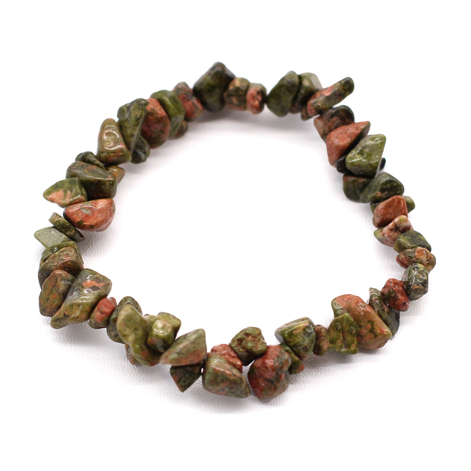 Pulsera de Chips de Piedras Naturales – Ajuste Elástico ( 12 modelos )