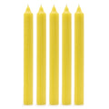 Velas a Granel de Color Sólido - Limón Rústico - Paquete de 10